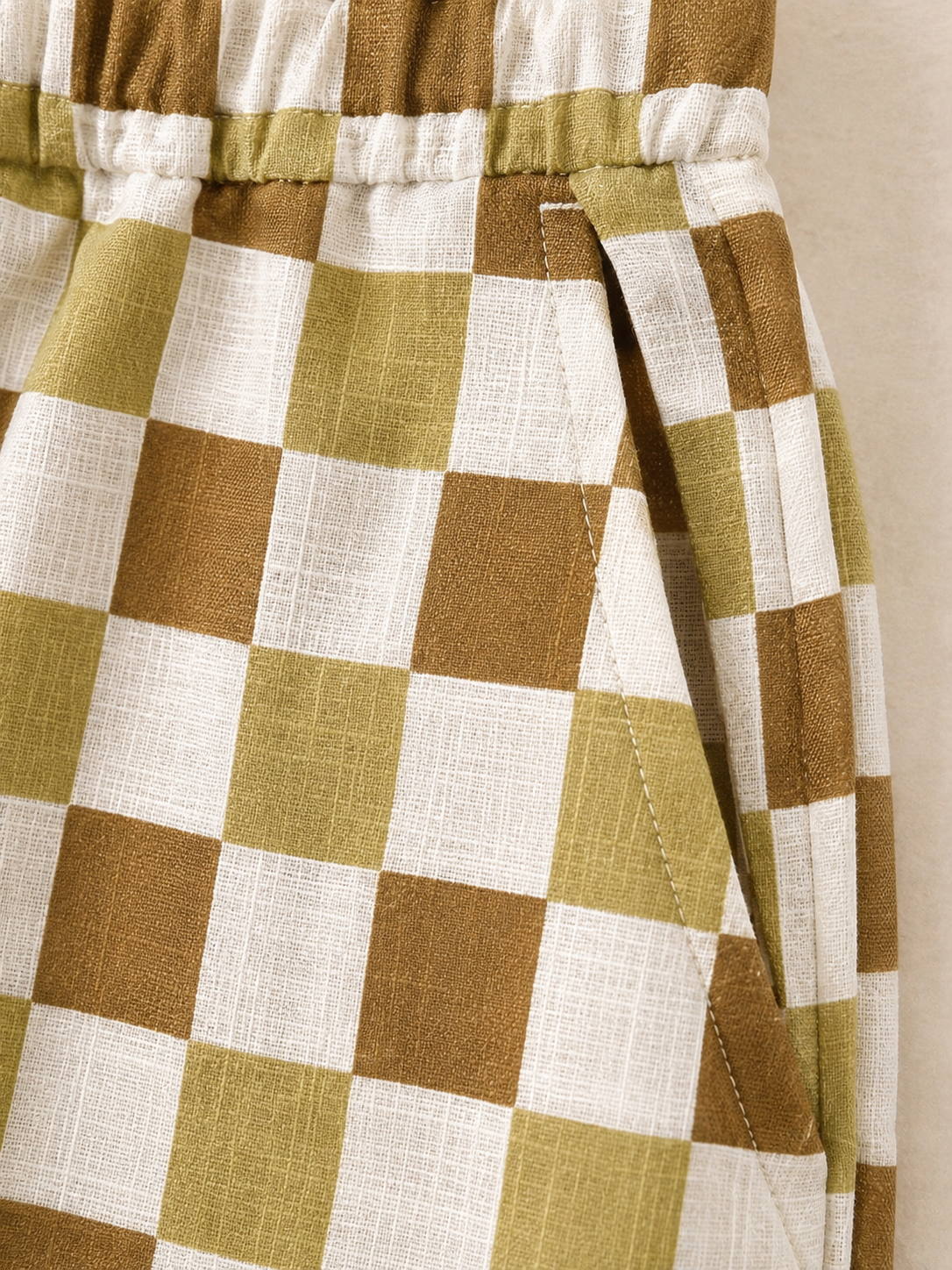 Sand Check Pants