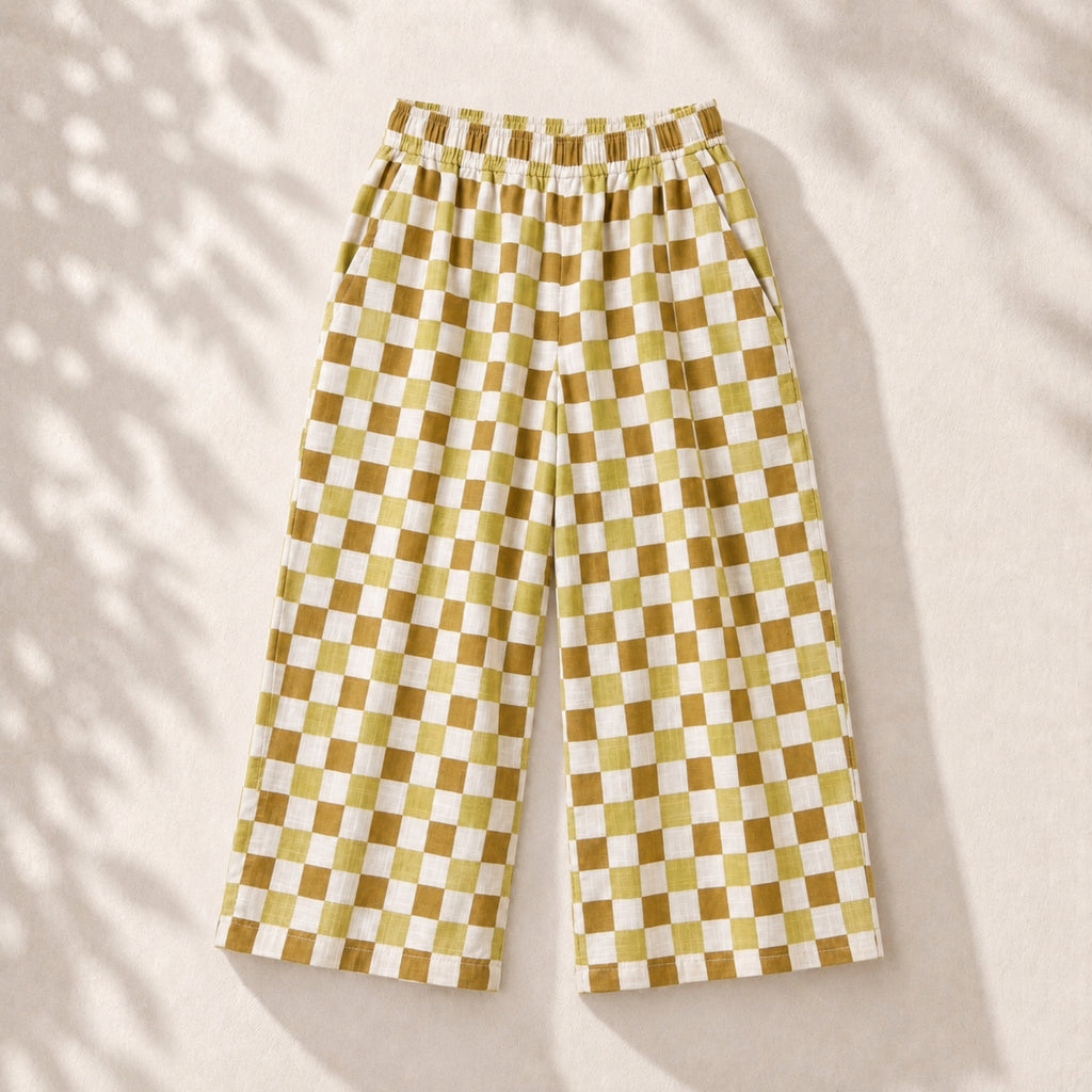 Sand Check Pants