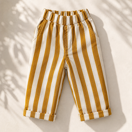 Mustard Stripe Pants